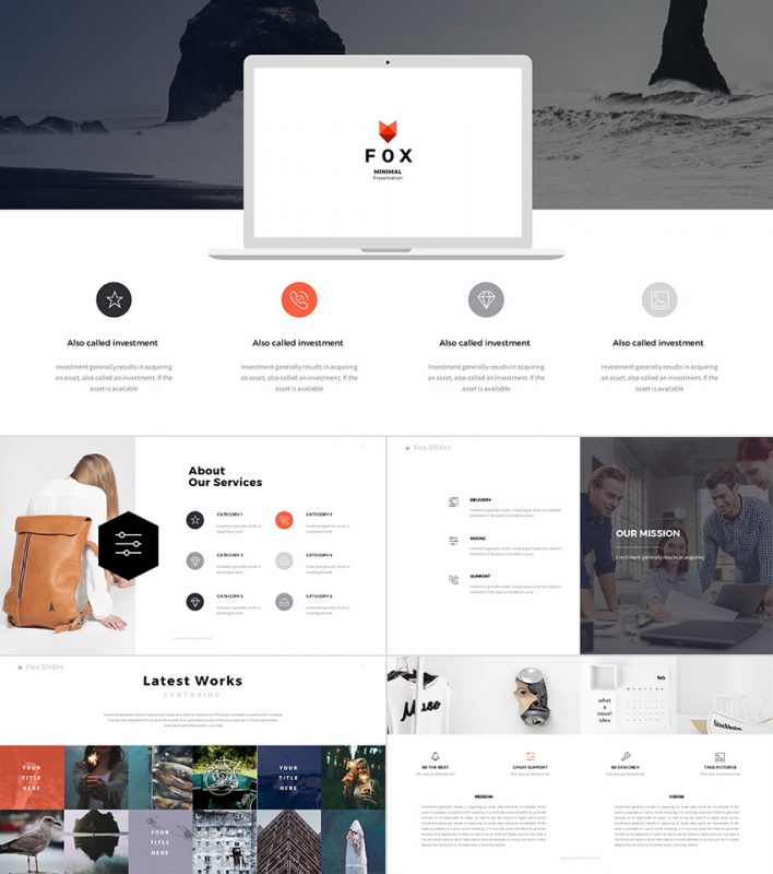Fox Awesome PowerPoint Template With Cool Designs