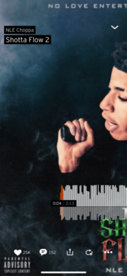 SoundCloud Now Playing Screen 310x671