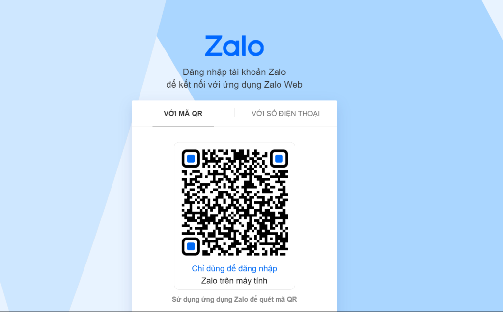 cách đồng bộ tin nhắn Zalo - Quét mã QR