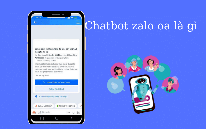 chatbot zalo oa la gi