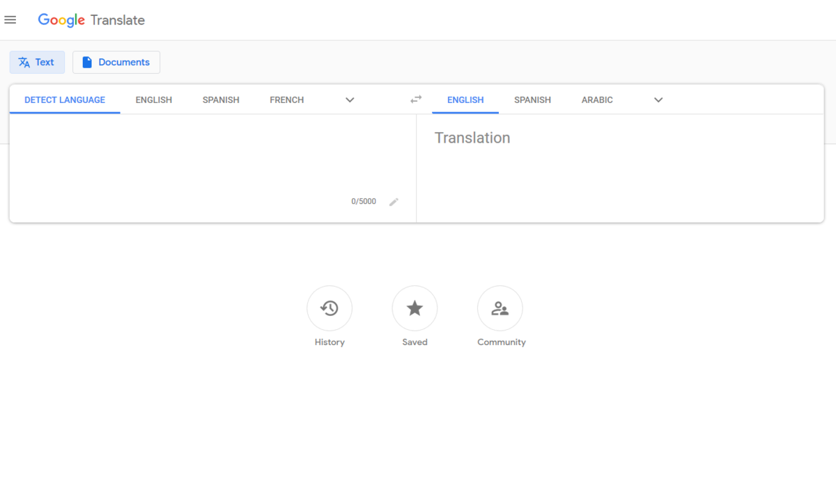 phần mềm Google Dịch trực tiếp trên web