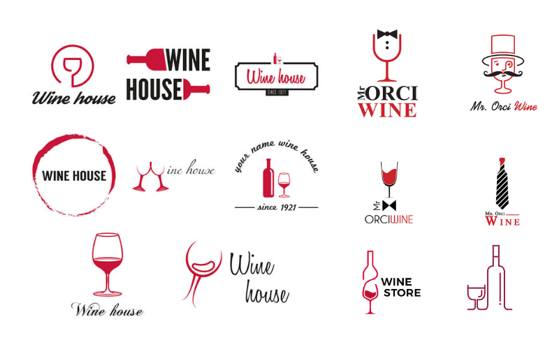 Logo rượu vang đơn giản (2)