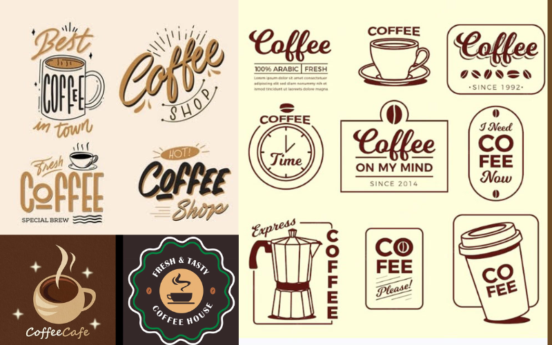 Mẫu logo cà phê 1