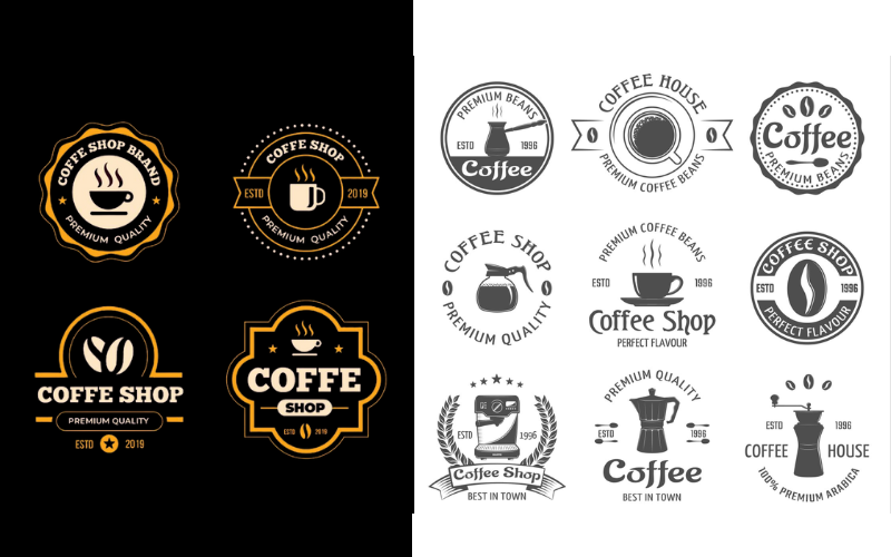 Mẫu logo cà phê 3