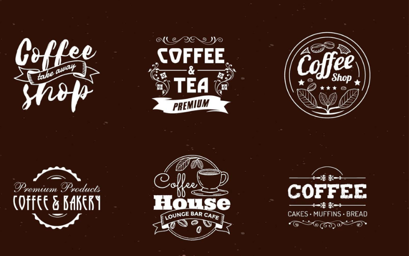 Mẫu logo cà phê 4