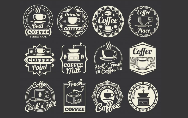 Mẫu logo cà phê 5