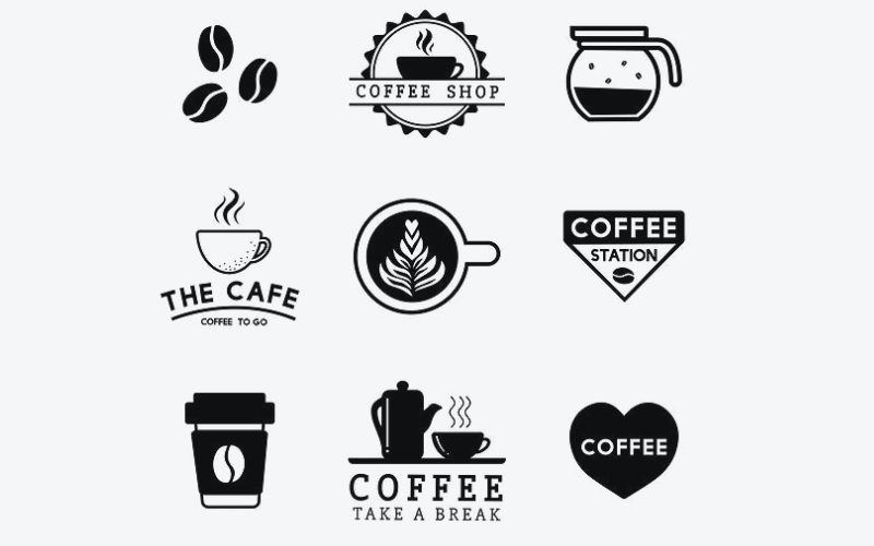 Mẫu logo cà phê 6