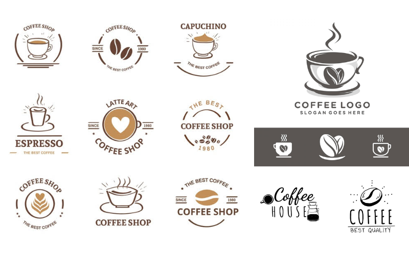 Mẫu logo cà phê 8