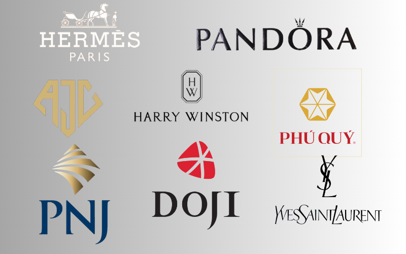 logo trang sức các thương hiệu nổi tiếng